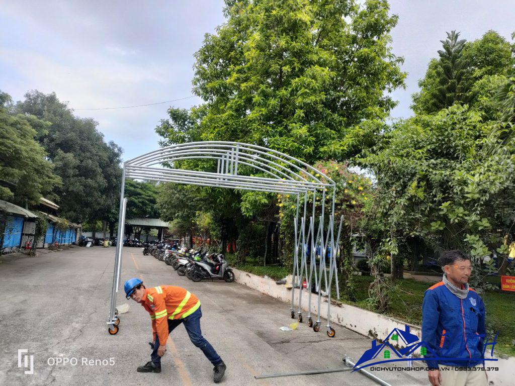 Nhà bạt vòm xếp